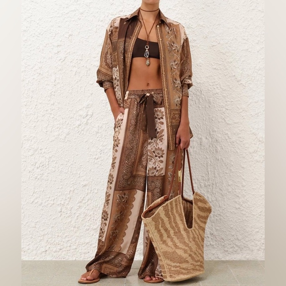 Zimmermann Paisley Shirt and Pants Set